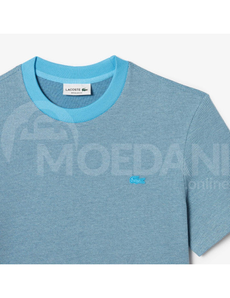 Lacoste - CAVIAR TEXTURE CONTRAST NECK COTTON T-SHIRT Tbilisi - photo 5