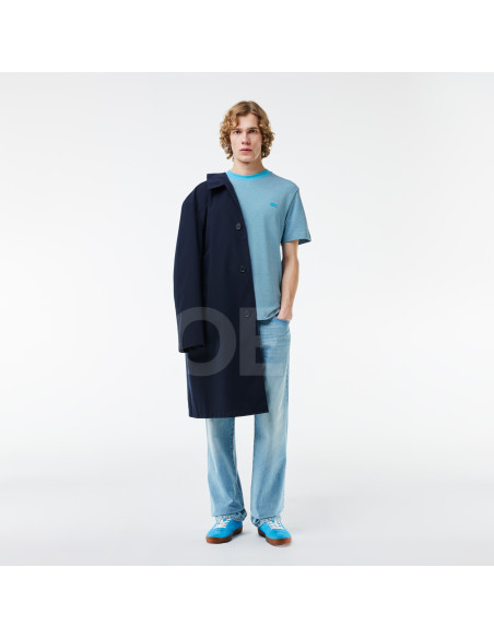 Lacoste - CAVIAR TEXTURE CONTRAST NECK COTTON T-SHIRT Tbilisi - photo 4