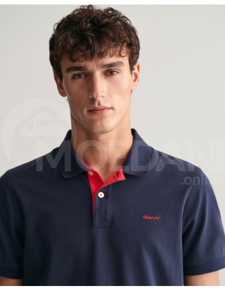 Gant - REG CONTRAST PIQUE SS RUGGER Тбилиси - изображение 4