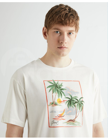 Gant - HAWAII PRINTED GRAPHIC SS T-SHIRT Тбилиси - изображение 4