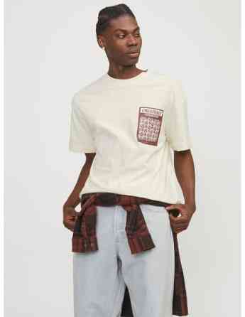 Jack & Jones - JORMYKONOS GEO FRONT TEE SS C.N LN თბილისი