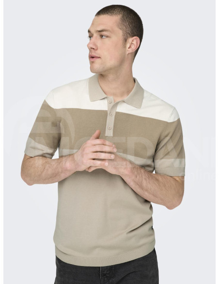 ONLY & SONS - ONSWYLER LIFE REG 14 SS CB POLO KNIT Тбилиси - изображение 1