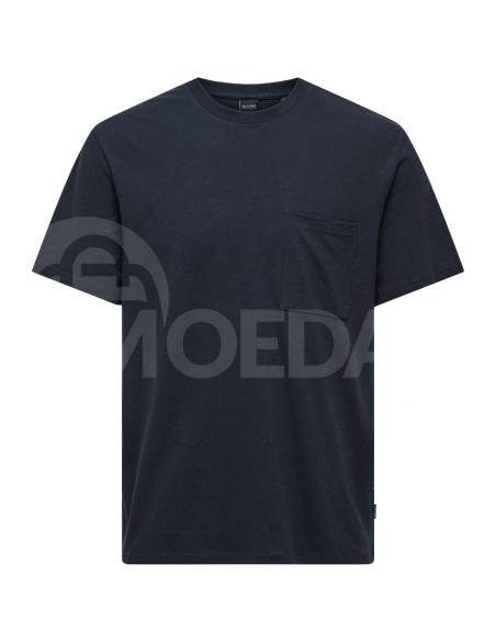 ONLY & SONS - ONSKODA REG SS POCKET LINEN TEE თბილისი - photo 1