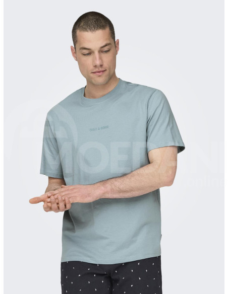 ONLY & SONS - ONSLEVI LIFE REG TEXT SS TEE NOOS Тбилиси - изображение 1