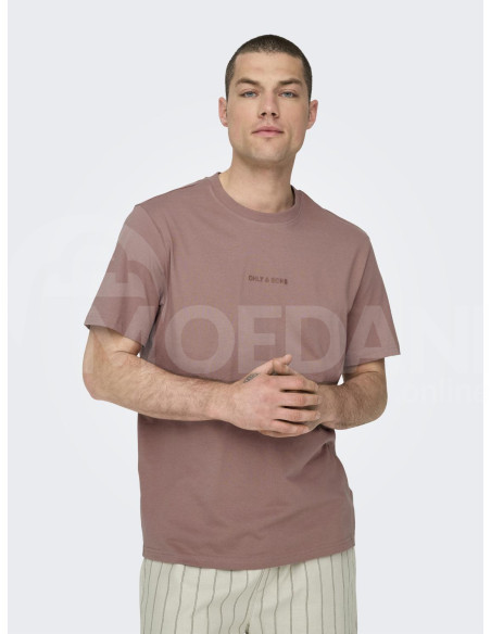 ONLY & SONS - ONSLEVI LIFE REG TEXT SS TEE NOOS Тбилиси - изображение 1