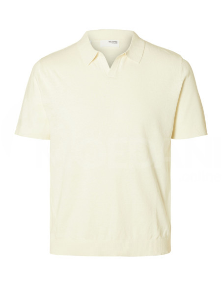 SELECTED HOMME - SLHLAKE LINEN SS POLO Тбилиси - изображение 4
