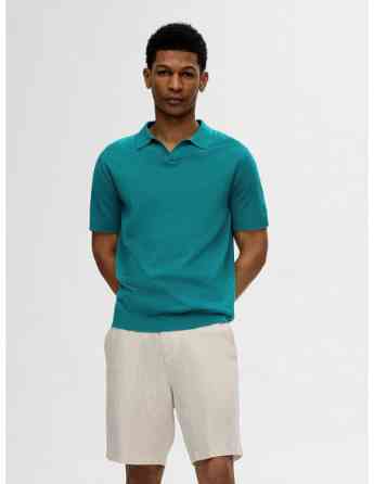 SELECTED HOMME - SLHLAKE LINEN SS POLO თბილისი