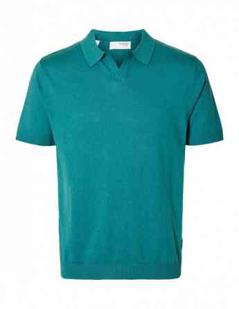 SELECTED HOMME - SLHLAKE LINEN SS POLO თბილისი