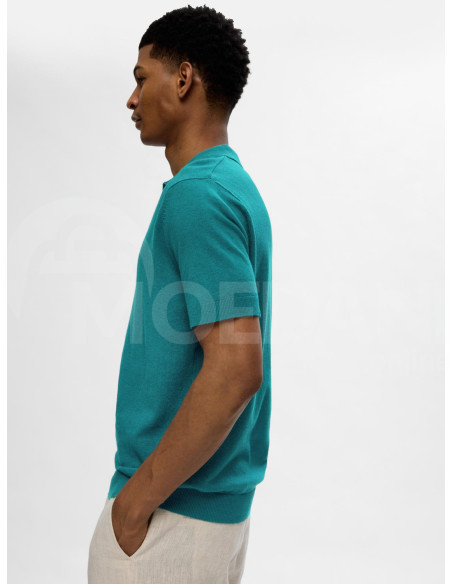SELECTED HOMME - SLHLAKE LINEN SS POLO Тбилиси - изображение 4
