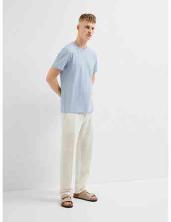 SELECTED HOMME - SLHASPEN SLUB SS O-NECK TEE NOOS თბილისი