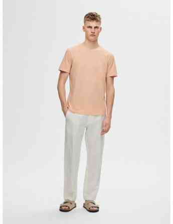 SELECTED HOMME - SLHASPEN SLUB SS O-NECK TEE NOOS თბილისი