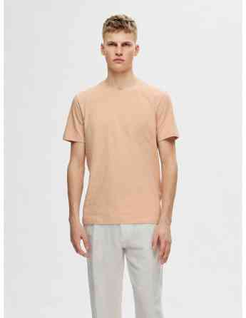 SELECTED HOMME - SLHASPEN SLUB SS O-NECK TEE NOOS თბილისი