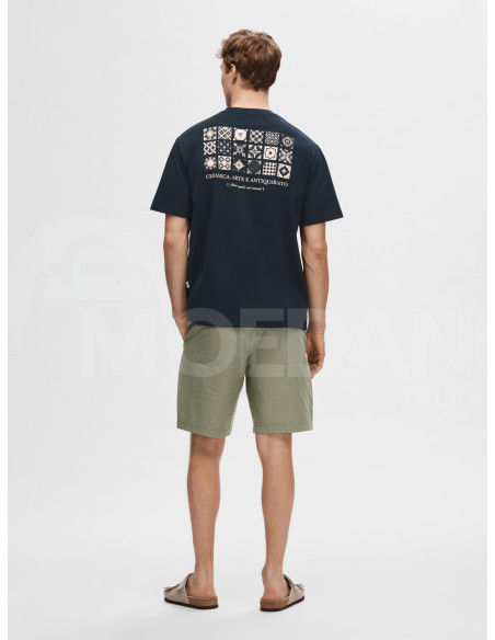 SELECTED HOMME - SLHRELAXARIES PRINT SS O-NECK TEE Tbilisi - photo 2