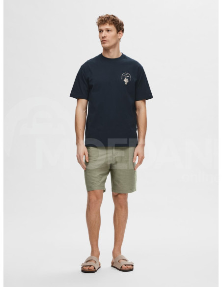 SELECTED HOMME - SLHRELAXARIES PRINT SS O-NECK TEE Tbilisi - photo 1