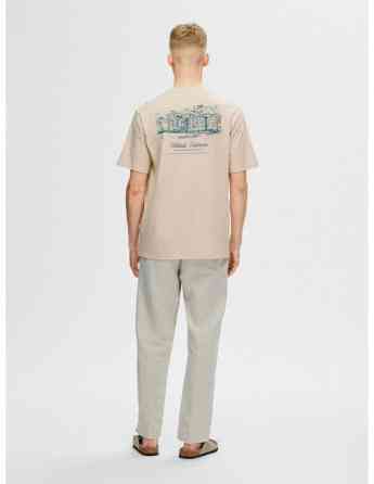 SELECTED HOMME - SLHRELAXARIES PRINT SS O-NECK TEE თბილისი
