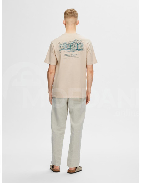 SELECTED HOMME - SLHRELAXARIES PRINT SS O-NECK TEE Tbilisi - photo 2
