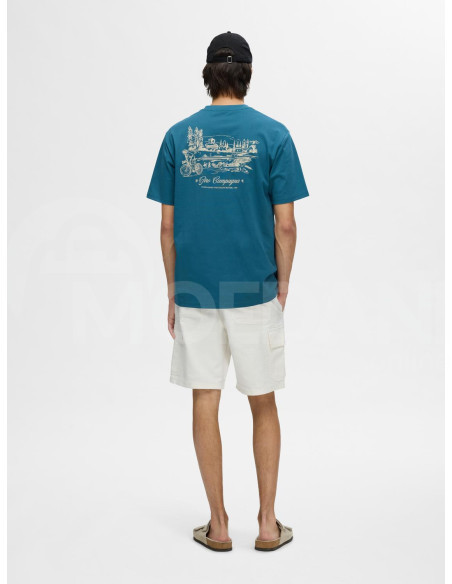 SELECTED HOMME - SLHRELAXARIES PRINT SS O-NECK TEE Tbilisi - photo 2