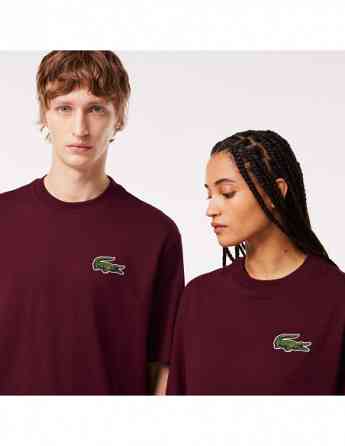 Lacoste - LOOSE FIT LARGE CROC ORGANIC HEAVY COTTON T-SHIRT თბილისი