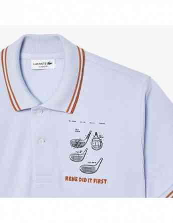 Lacoste - ORIGINAL L.12.12 EMBROIDERED PATENT COTTON POLO SHIRT თბილისი