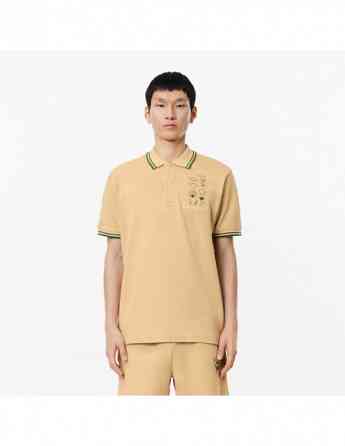Lacoste - ORIGINAL L.12.12 EMBROIDERED PATENT COTTON POLO SHIRT თბილისი