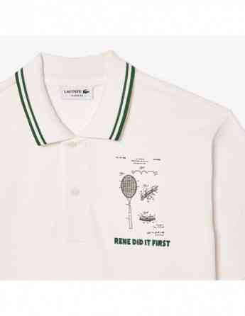 Lacoste - ORIGINAL L.12.12 EMBROIDERED PATENT COTTON POLO SHIRT თბილისი