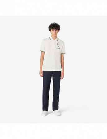 Lacoste - ORIGINAL L.12.12 EMBROIDERED PATENT COTTON POLO SHIRT თბილისი