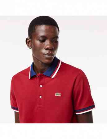 Lacoste - REGULAR FIT CONTRAST COLLAR POLO თბილისი