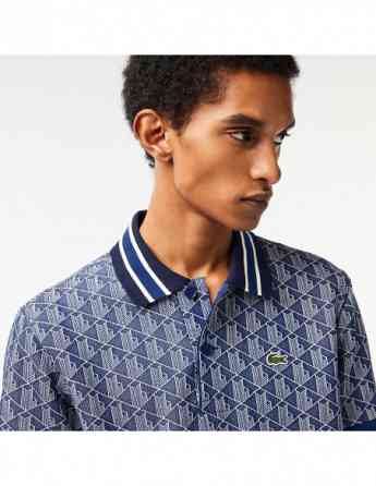 Lacoste - CONTRAST COLLAR MONOGRAM POLO თბილისი