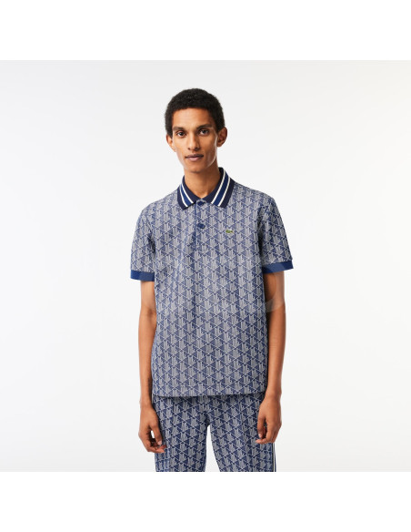 Lacoste - CONTRAST COLLAR MONOGRAM POLO Тбилиси - изображение 1