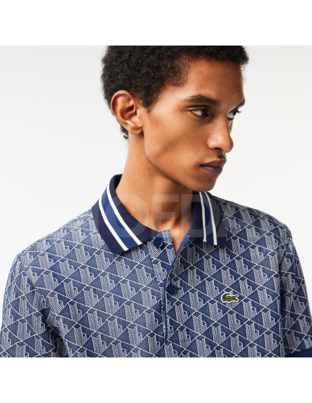 Lacoste - CONTRAST COLLAR MONOGRAM POLO Тбилиси - изображение 3