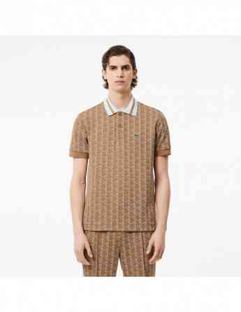 Lacoste - CONTRAST COLLAR MONOGRAM POLO თბილისი