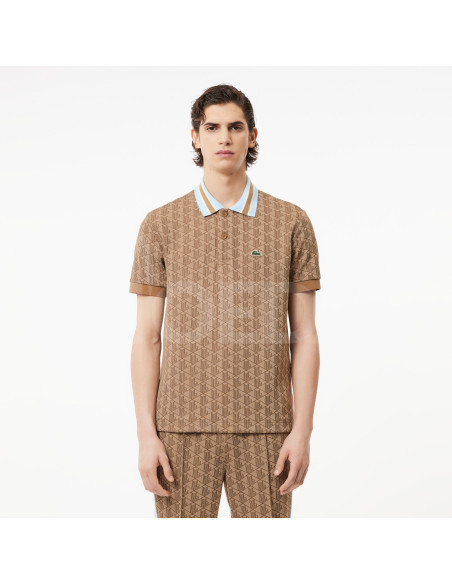 Lacoste - CONTRAST COLLAR MONOGRAM POLO Тбилиси - изображение 1