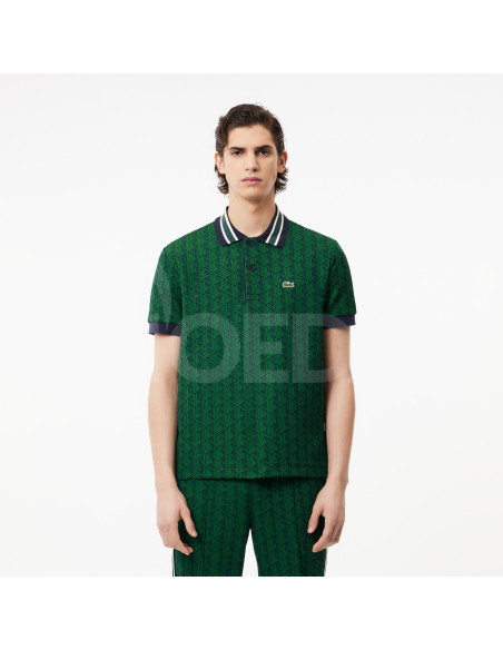 Lacoste - CONTRAST COLLAR MONOGRAM POLO Тбилиси - изображение 1