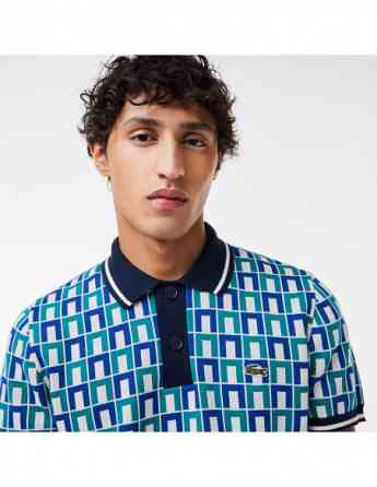 Lacoste - MEN'S PATTERNED POLO COLLAR SWEATER თბილისი