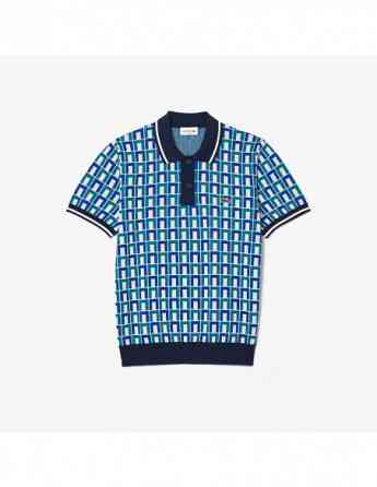 Lacoste - MEN'S PATTERNED POLO COLLAR SWEATER თბილისი