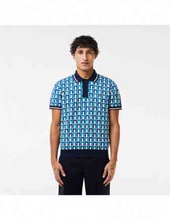 Lacoste - MEN'S PATTERNED POLO COLLAR SWEATER თბილისი