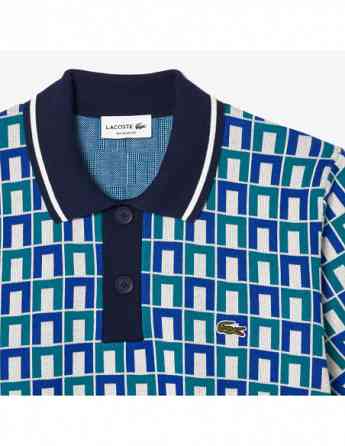 Lacoste - MEN'S PATTERNED POLO COLLAR SWEATER თბილისი