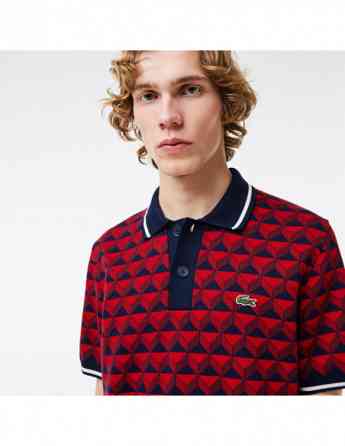 Lacoste - MEN'S PATTERNED POLO COLLAR SWEATER თბილისი