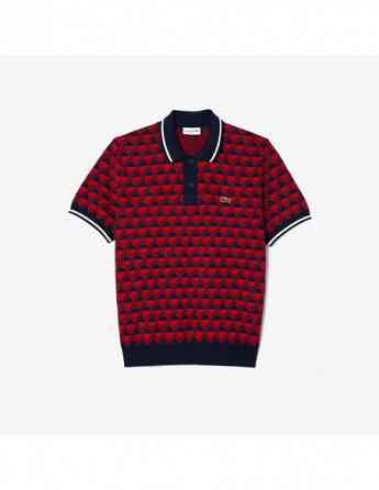 Lacoste - MEN'S PATTERNED POLO COLLAR SWEATER თბილისი