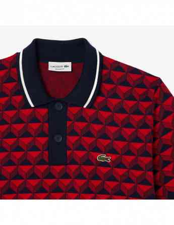Lacoste - MEN'S PATTERNED POLO COLLAR SWEATER თბილისი