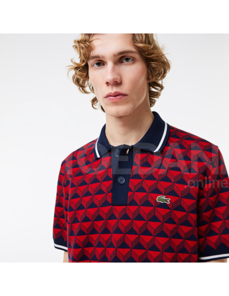Lacoste - MEN'S PATTERNED POLO COLLAR SWEATER Tbilisi - photo 3