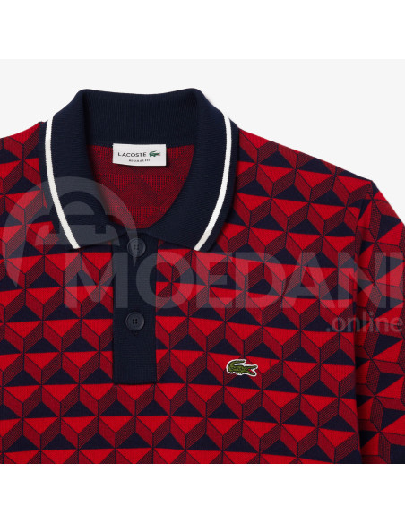 Lacoste - MEN'S PATTERNED POLO COLLAR SWEATER Tbilisi - photo 6