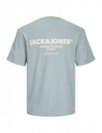 Jack & Jones - JORBORA BRANDING TEE SS CREW NECK BLK Tbilisi