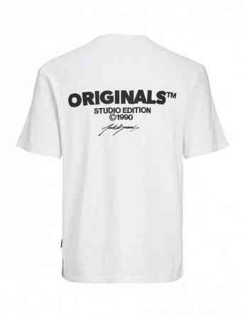 Jack & Jones - JORBORA BRANDING TEE SS CREW NECK BLK Tbilisi