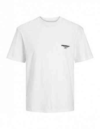 Jack & Jones - JORBORA BRANDING TEE SS CREW NECK BLK Tbilisi