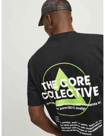 Jack & Jones - JCOTEXT TEE SS CREW NECK SN Tbilisi