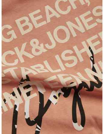 Jack & Jones - JORARUBA AOP BACK TEE SS CREW Tbilisi