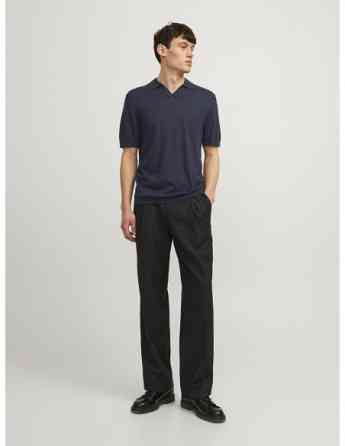 Jack & Jones - JPRCCIGOR LINEN SPLIT NECK SS Tbilisi