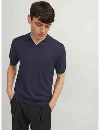 Jack & Jones - JPRCCIGOR LINEN SPLIT NECK SS Tbilisi