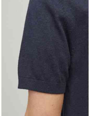 Jack & Jones - JPRCCIGOR LINEN SPLIT NECK SS Tbilisi